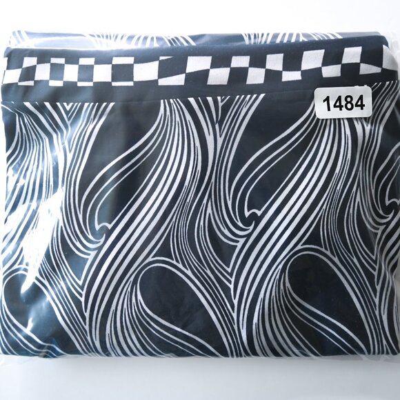 MICHAEL MICHAEL KORS Navy White Swirl Pattern Pull On Dress - Size Large - Picture 10 of 10